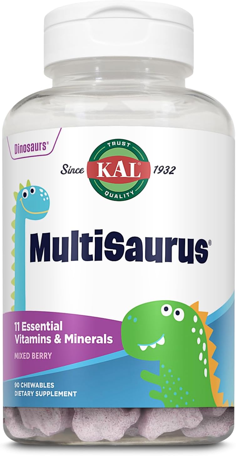KAL MultiSaurus Kids Chewable Multivitamins.