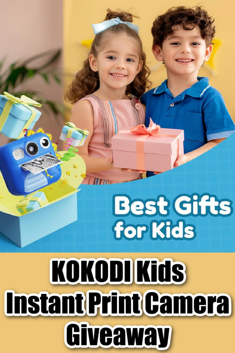 KOKODI Kids Camera Instant Print Giveaway.