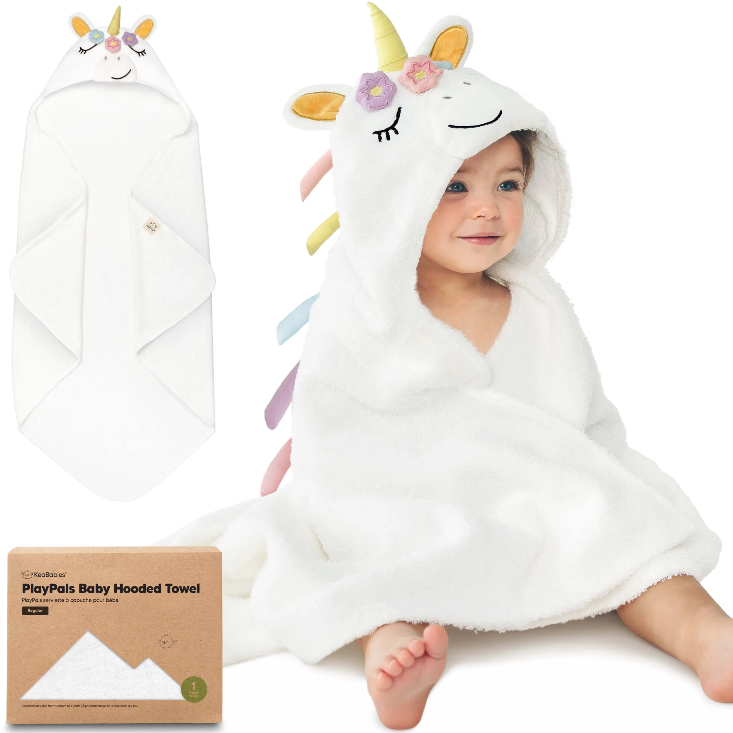 KeaBabies PlayPals Hooded Towel.