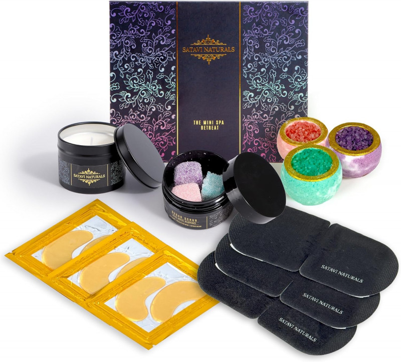 Satavi Naturals Spa Gift Set for Women.