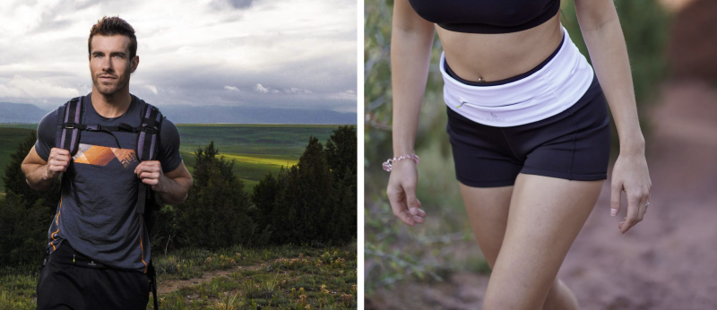 FlipBelt Zipper Running Belt.