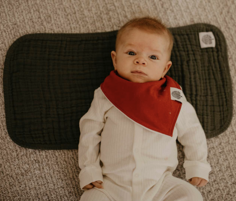 Parker Baby Co. Muslin Burp Cloths.