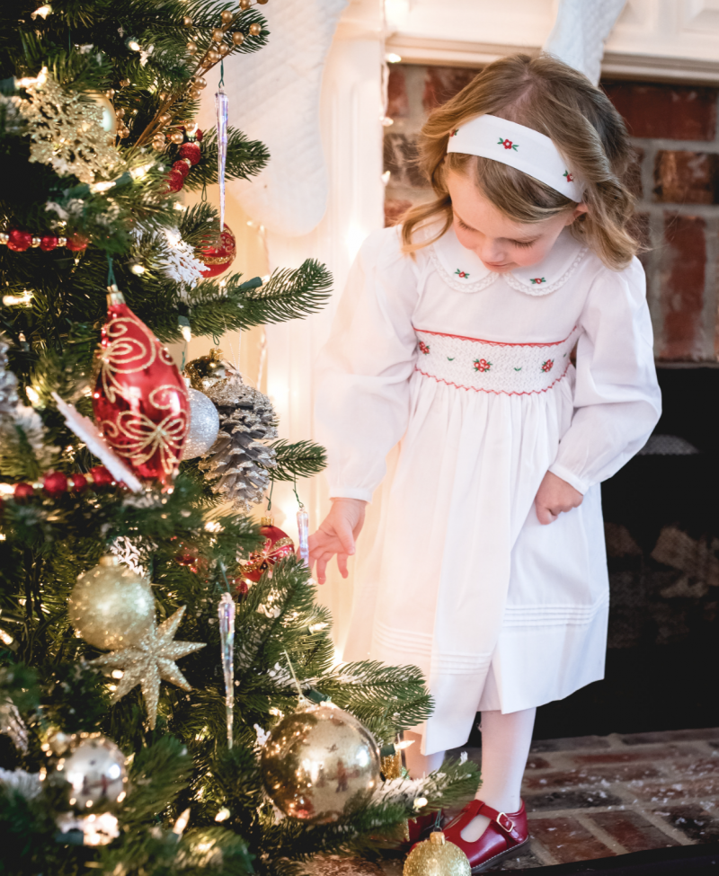 Feltman Brothers Holiday Floral Bullion Pearl Headband.