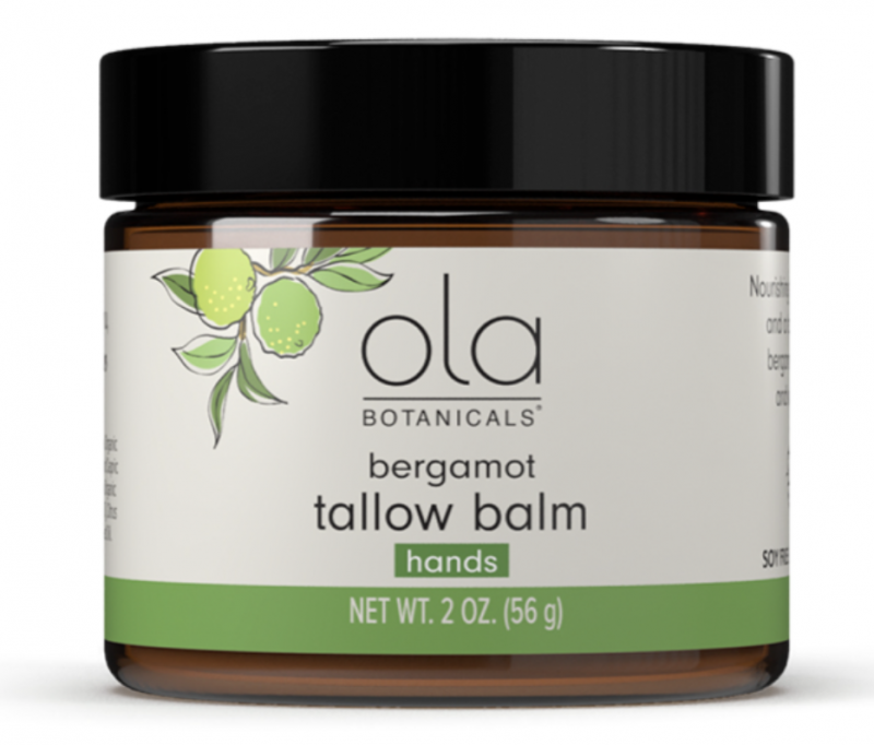 Ola Botanicals Bergamot Tallow Balm - Hands.
