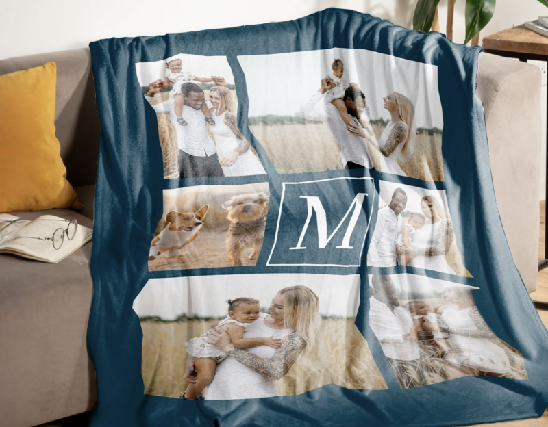 VistaPrint Custom Photo Blanket.