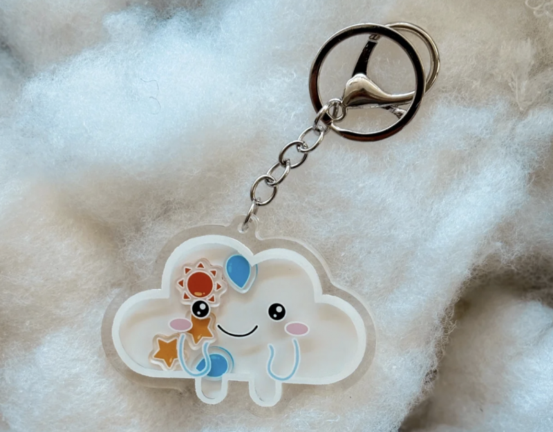 The Cloud Project - Shake a Cloud Keychain.