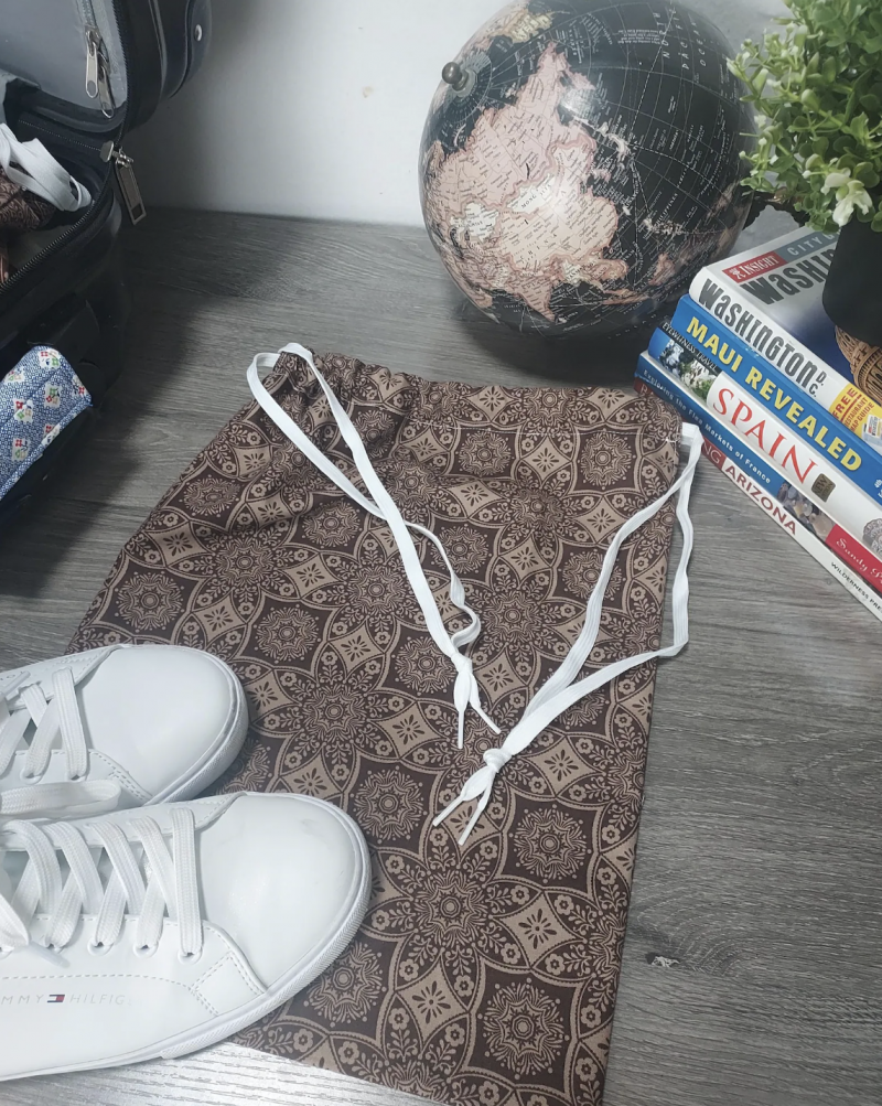 SewnToCarryOn Shoe Bag.