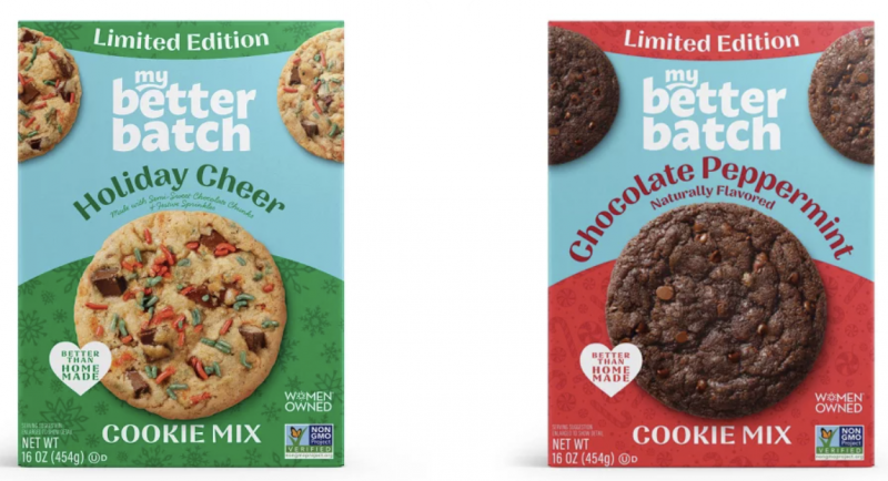 My Better Batch Holiday Cookie Mixes.