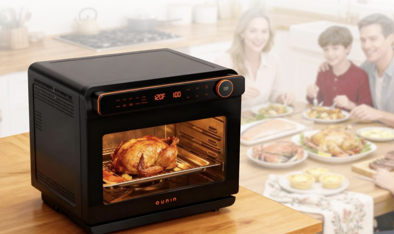 OUNIN 24L Steam and Air Fryer Combo Countertop Oven.