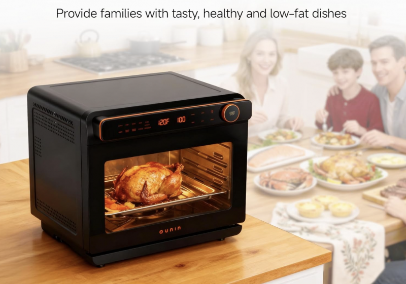 OUNIN 24L Steam and Air Fryer Combo Countertop Oven.