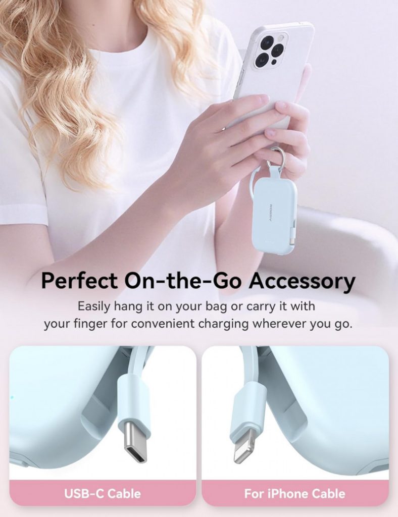 Portable Charger, Power Bank, Gift Idea, Stocking Stuffer