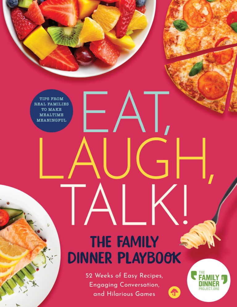 eat, laugh talk family dinner playbook
