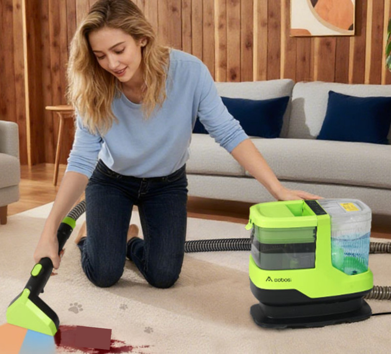 Deep-Clean Anywhere with the AAOBOSI Portable Carpet Cleaner Machine.