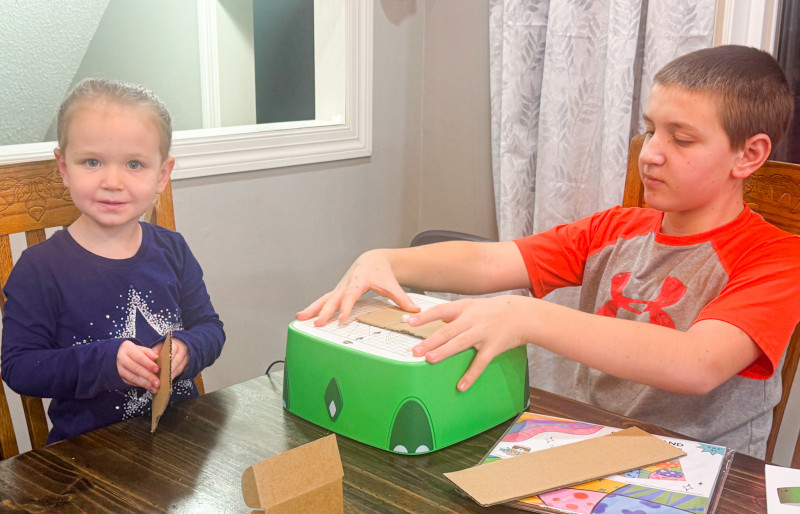 BeaverBot Cutter 2 B.Rex Review & Giveaway (A Child-Friendly Cardboard Cutter!).