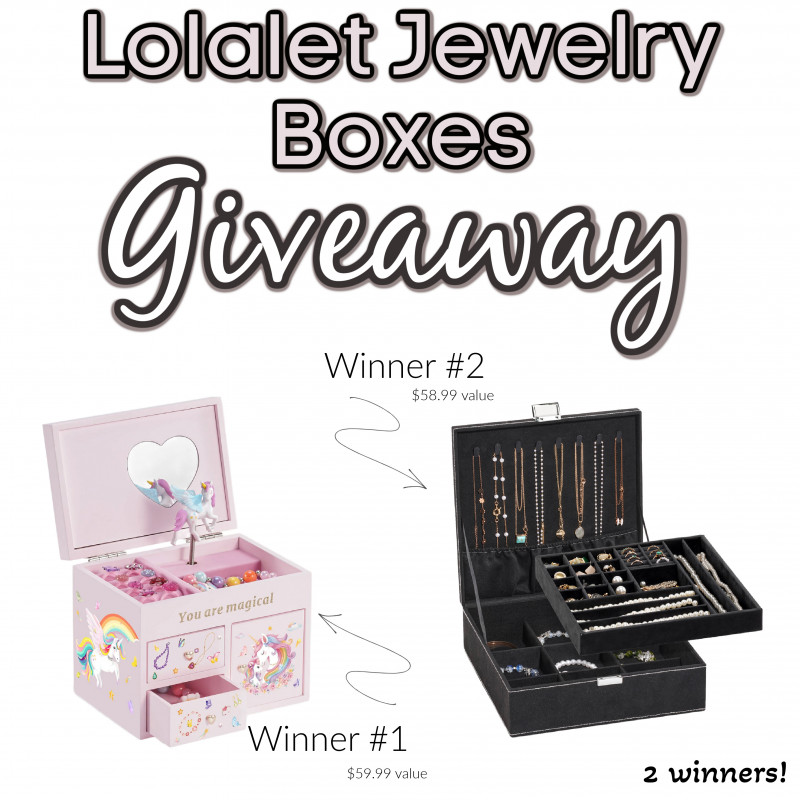 Lolalet Jewelry Boxes Review + Giveaway (For Kids And Adults! - 2 winners!).