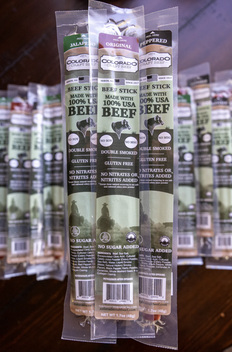 Colorado Craft Beef: Beef Stick Sampler – Taste All 3 Flavors.