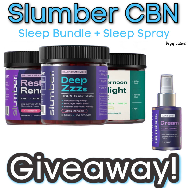 Slumber CBN Sleep Gummies Review + Giveaway.