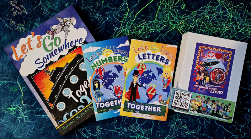 Goodwin Globetrotter Adventures~Books, Puzzles, & Games.