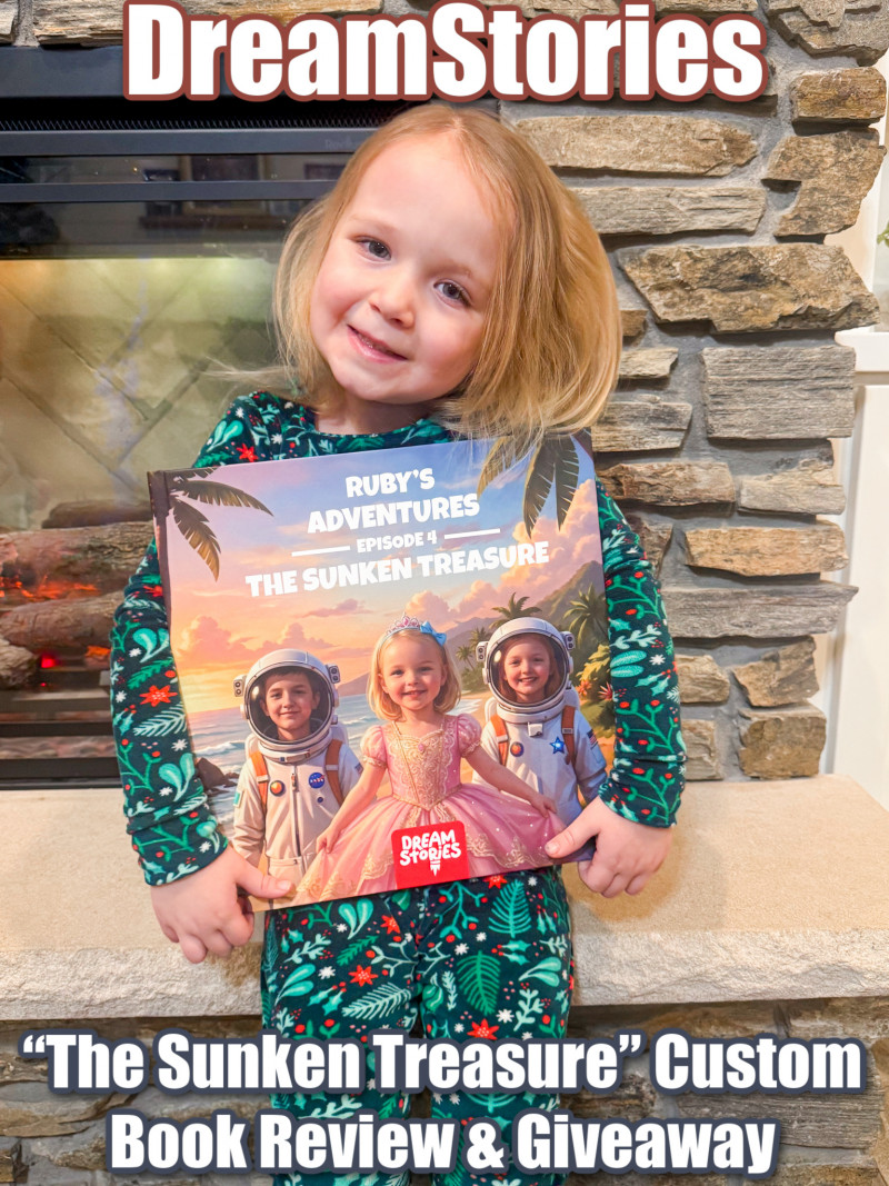 DreamStories: “The Sunken Treasure” Custom Book Review & Giveaway!