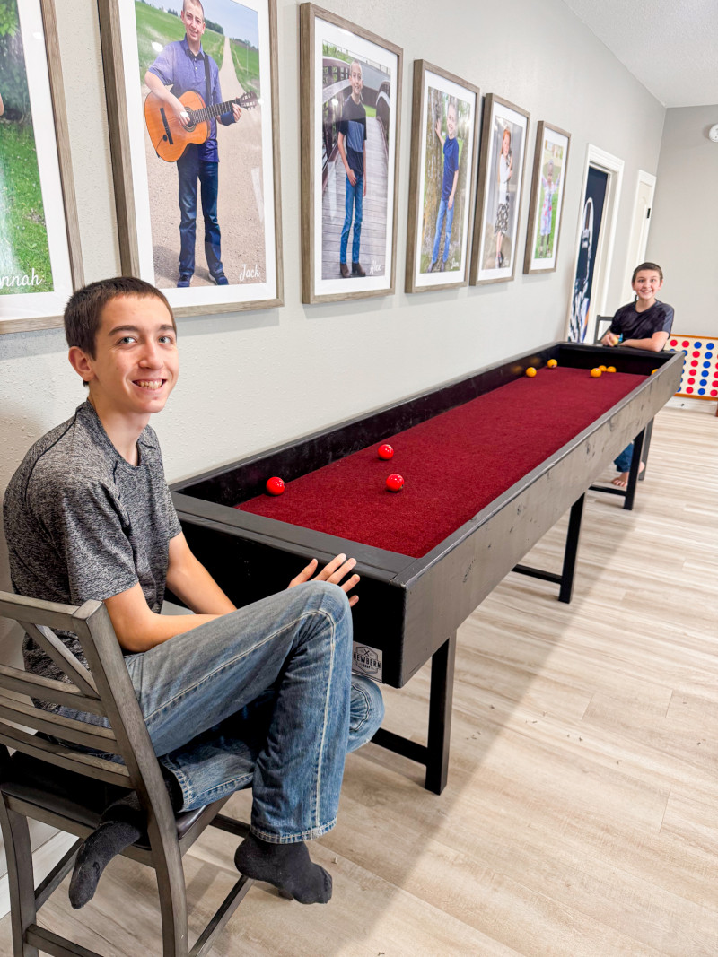 The Newbern Shop Carpetball Table: The Ultimate Gift for Family Fun.