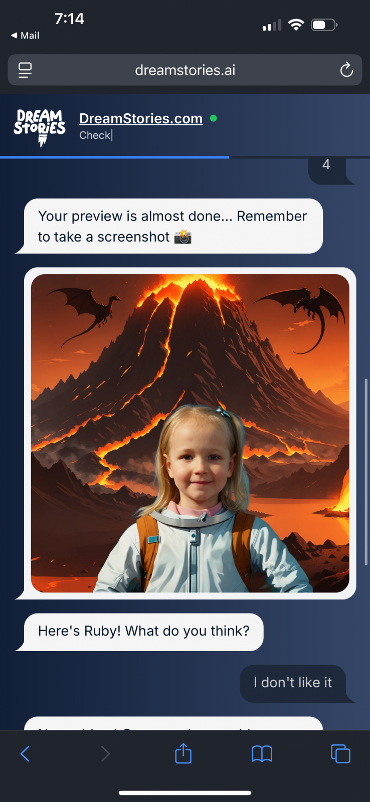 DreamStories 'The Sunken Treasure' Custom Book.