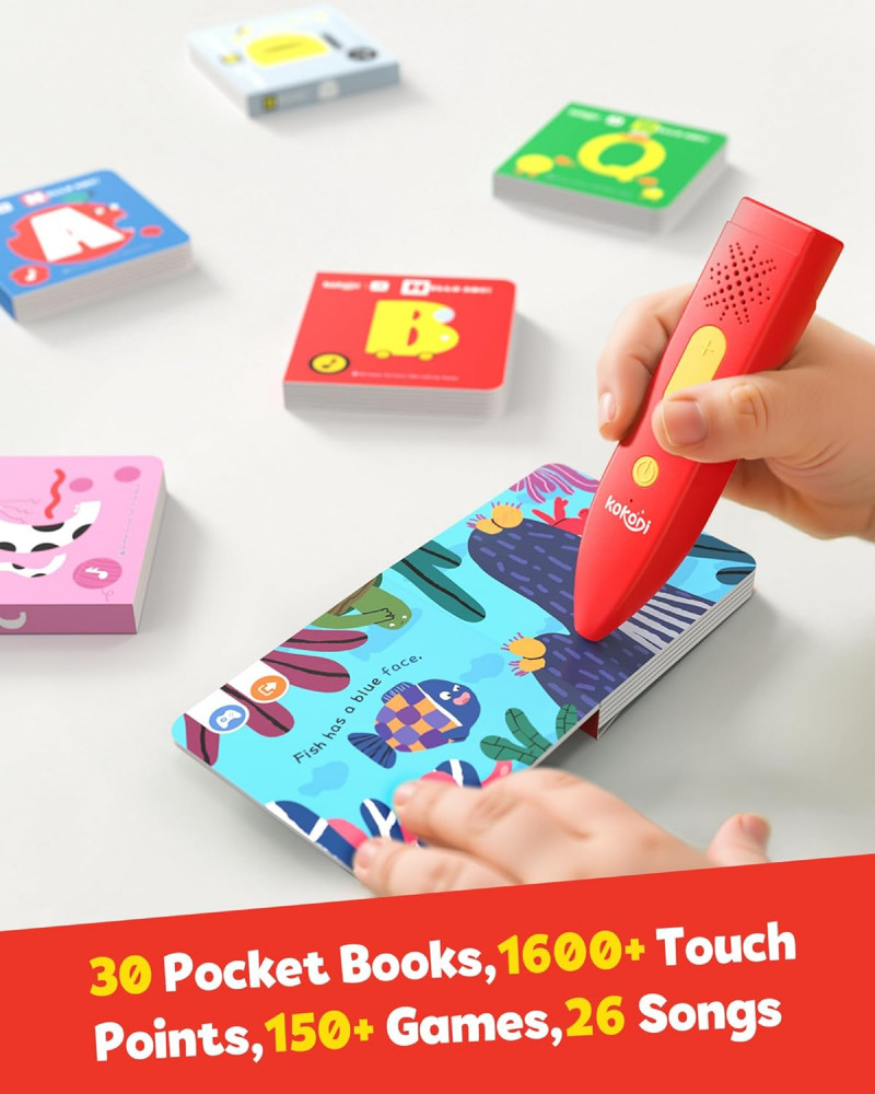  KOKODI Talking Pen 30 Small Books Set.