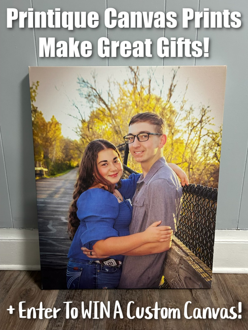 Printique Canvas Prints Make Great Gifts (+ Giveaway).