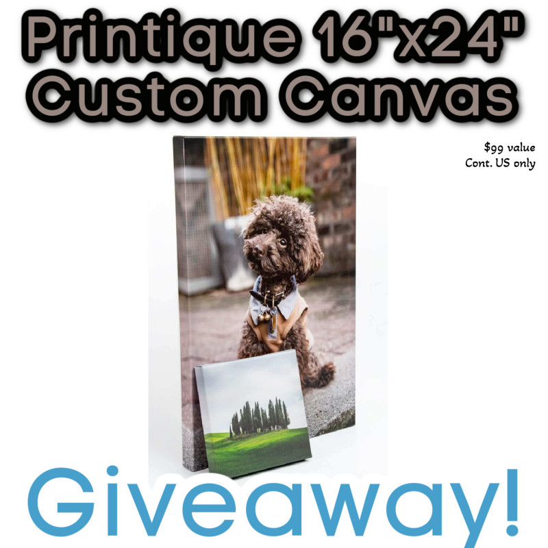 Printique Canvas Prints Make Great Gifts (+ Giveaway).