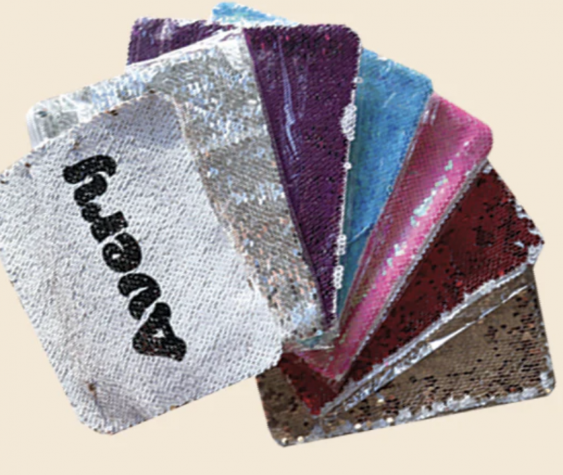 InchBug Sequin Name Pouch.