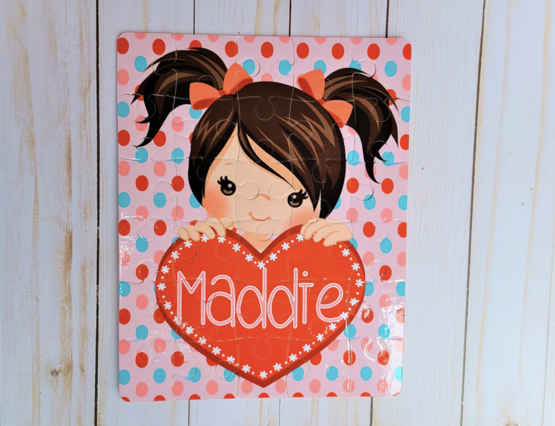 LB Personalized Design Custom Heart Puzzle.