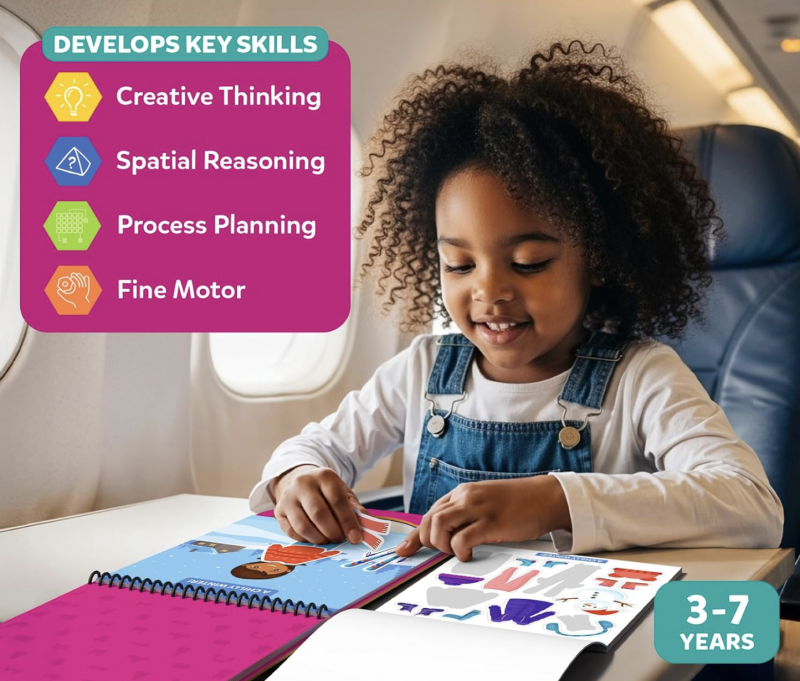 Skillmatics Reusable Sticker Activity Book.