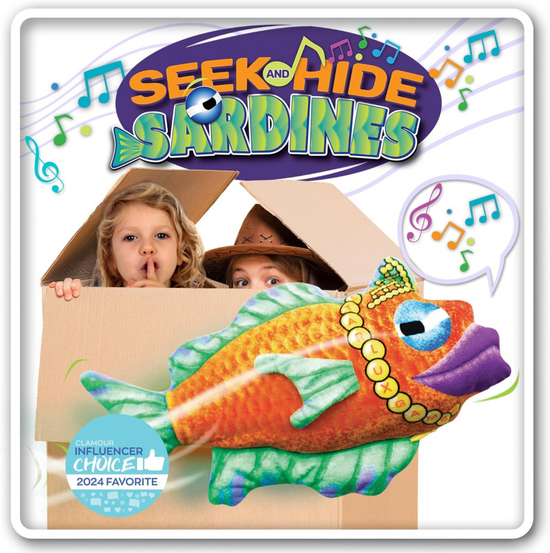 Starlux Games Seek and Hide Sardines Singing Fish Game.
