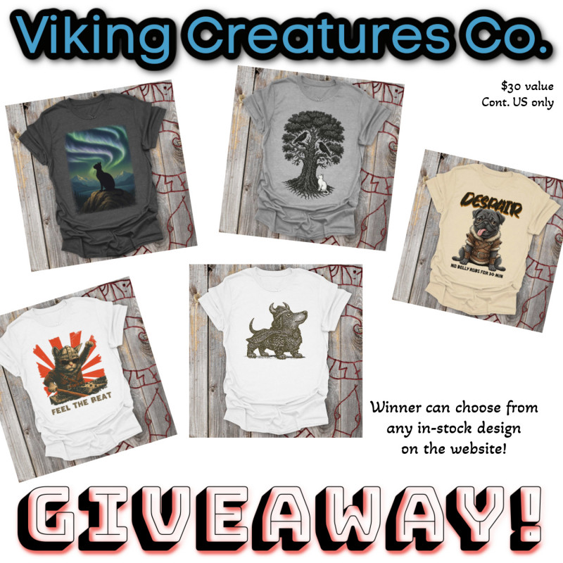 Viking Creatures Co.- A Tee with a Touch of Scandinavian History & Magic (Giveaway!).