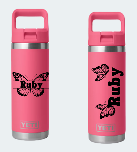 Tailored And Treasured Custom Engraved Yeti.