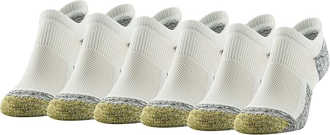 GOLDTOE Women's Sport Cushion No Show Socks