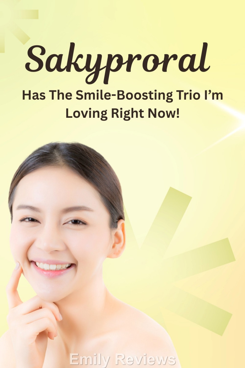 Sakyproral, Oral Care, Teeth Whitening, Purple Toothpaste, Whitening Strips, Electric Toothbrush