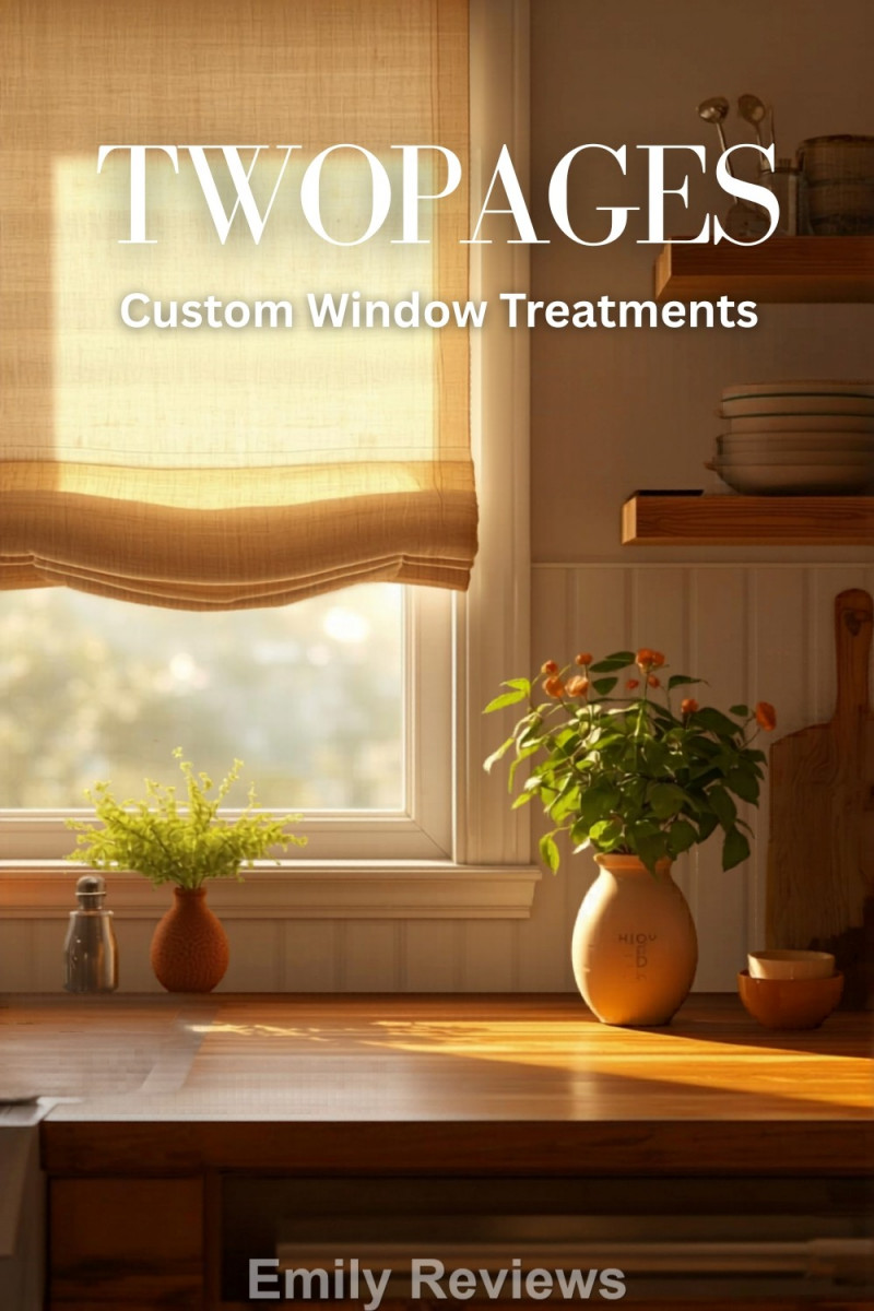 TWOPAGES, Custom Window Treatments, Curtains, Roman Shades