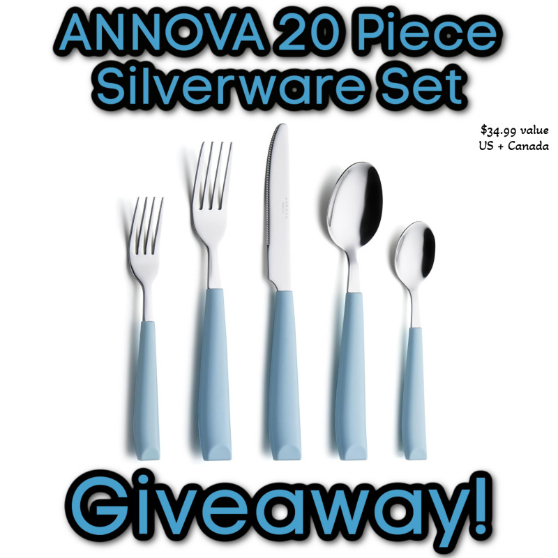 ANNOVA 20 Piece Silverware Set Giveaway - Perfect for Easter!