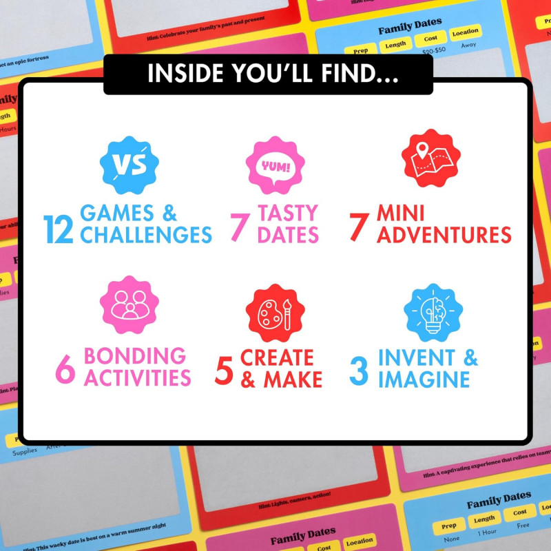 Happy Duo Family Dates 40 Scratch Off Cards.