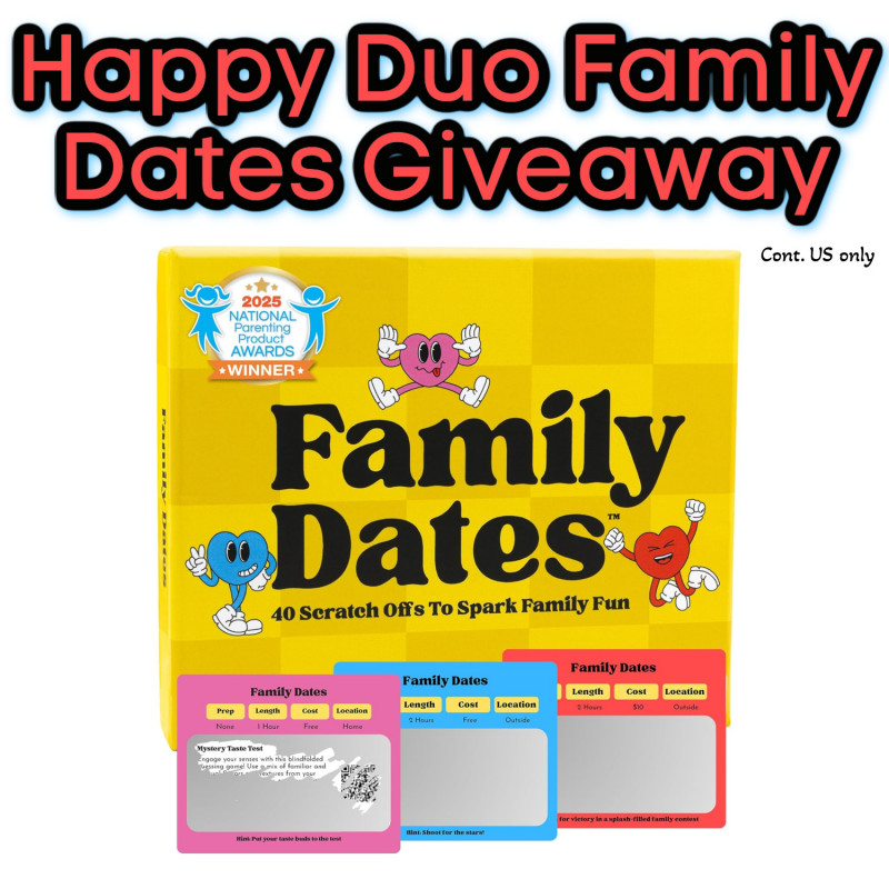 Happy Duo Family Dates Giveaway- A Fun, Screen-Free Easter Gift.