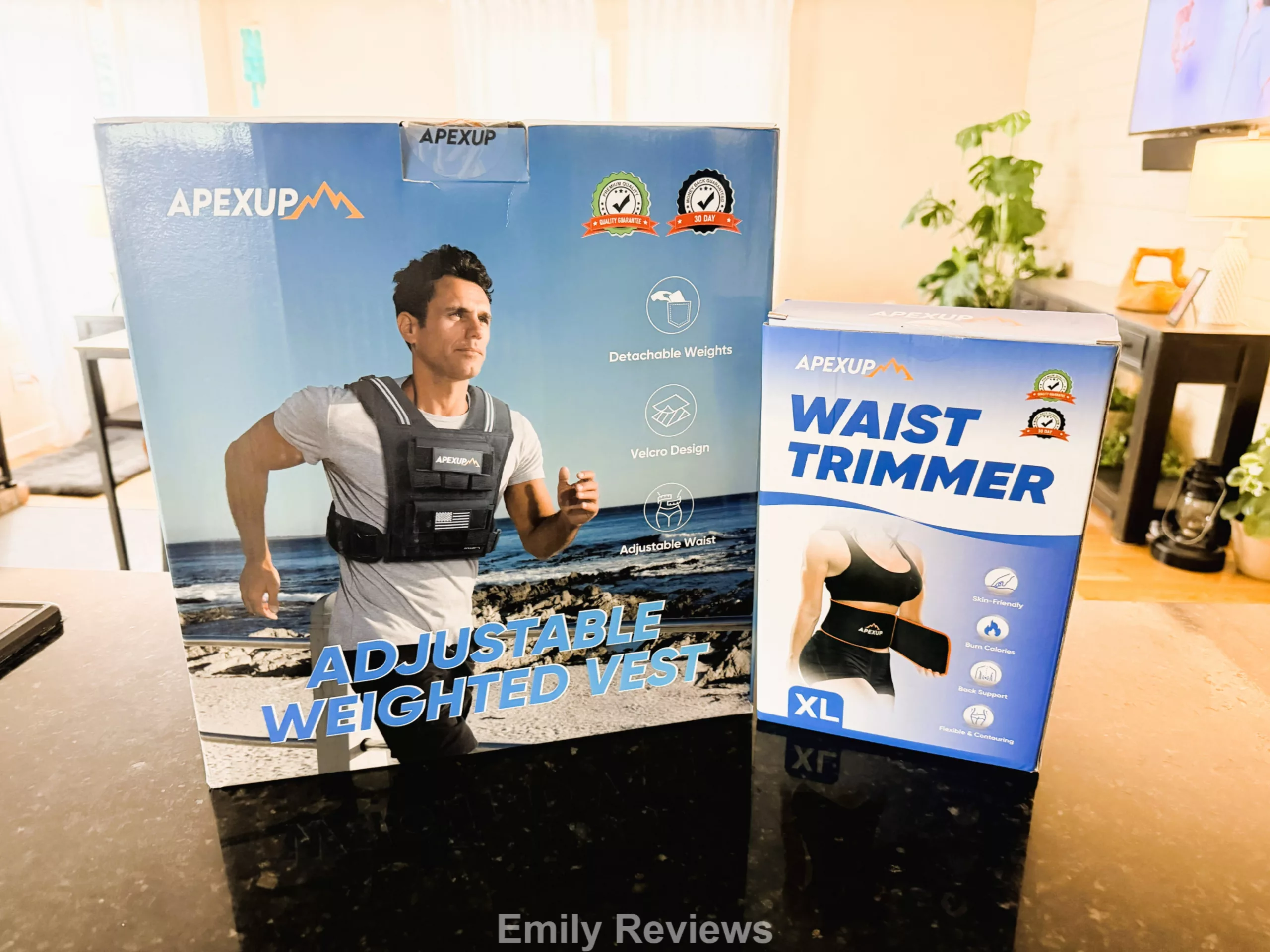 Home Workout, Home Gym, Weighted Vest, Waist Trainer, Health & Fitness