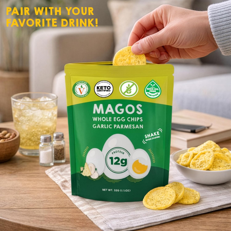 Magos Egg Chips Variety Pack.