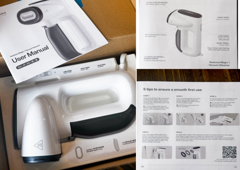 Neakasa Magic 1 Handheld Vacuum Steamer Review.