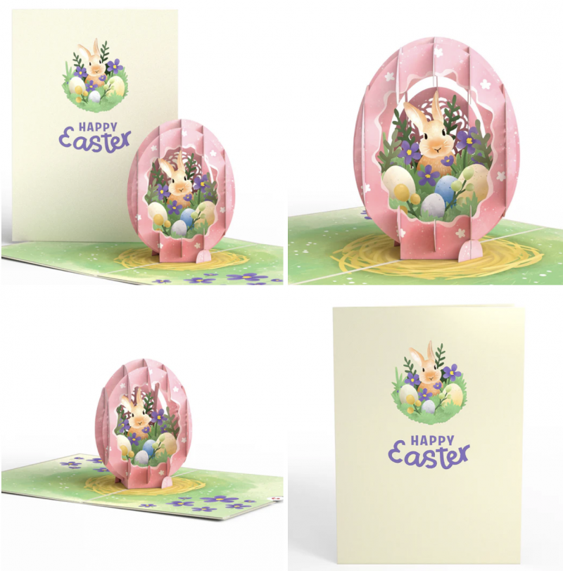 Lovepop Easter Egg Pop-Up Card.