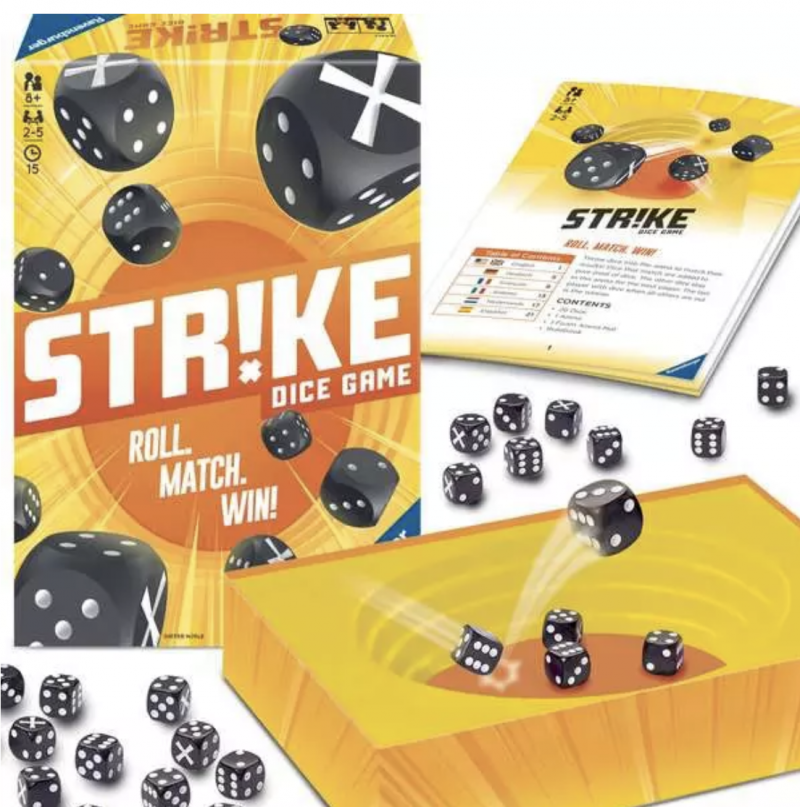 Ravensburger Strike Dice Game.