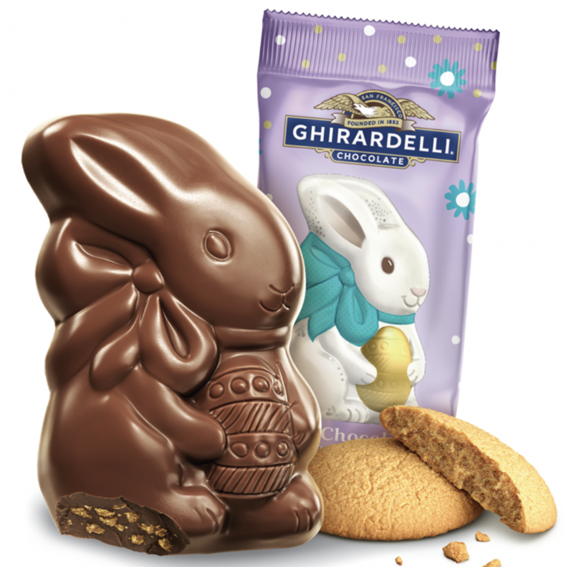 Ghiradelli Milk Chocolate Cookie Bunnies.