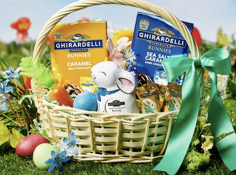 Ghirardelli Milk Chocolate Hollow Bunny.