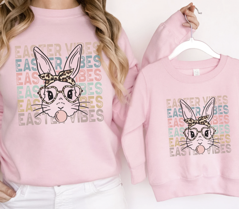 Blush Bunny Designs Matching Mommy + Daughter Tops!
