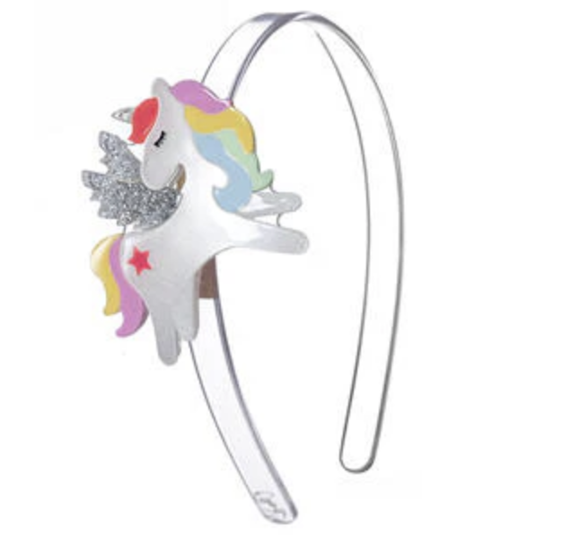 Lilies & Roses NY Unicorn Pastel Shades Headband.