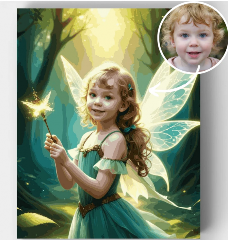 fairy paint by number